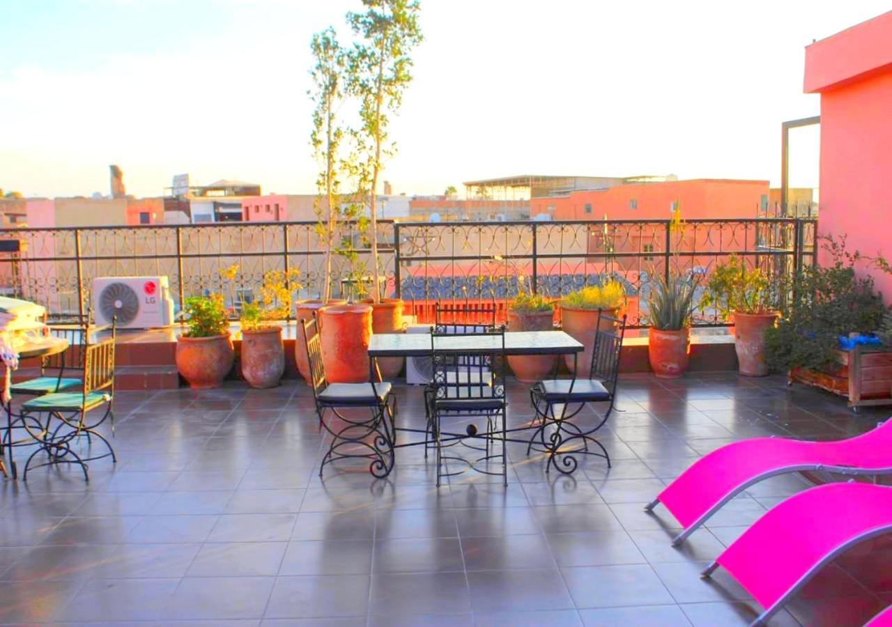 Riad Miramare Pour Familles Marrakesch Exterior foto